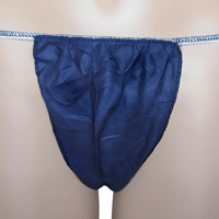 Kinefis disposable thong for men in TST polypropylene in dark blue (100 units)